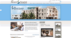 Desktop Screenshot of abiramihospital.com